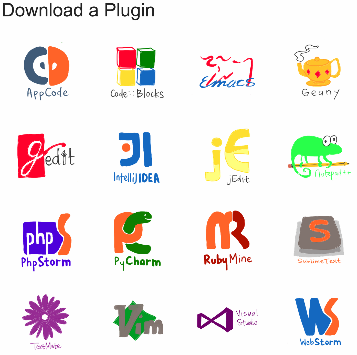 EditorConfigのプラグインダウンロードアイコン