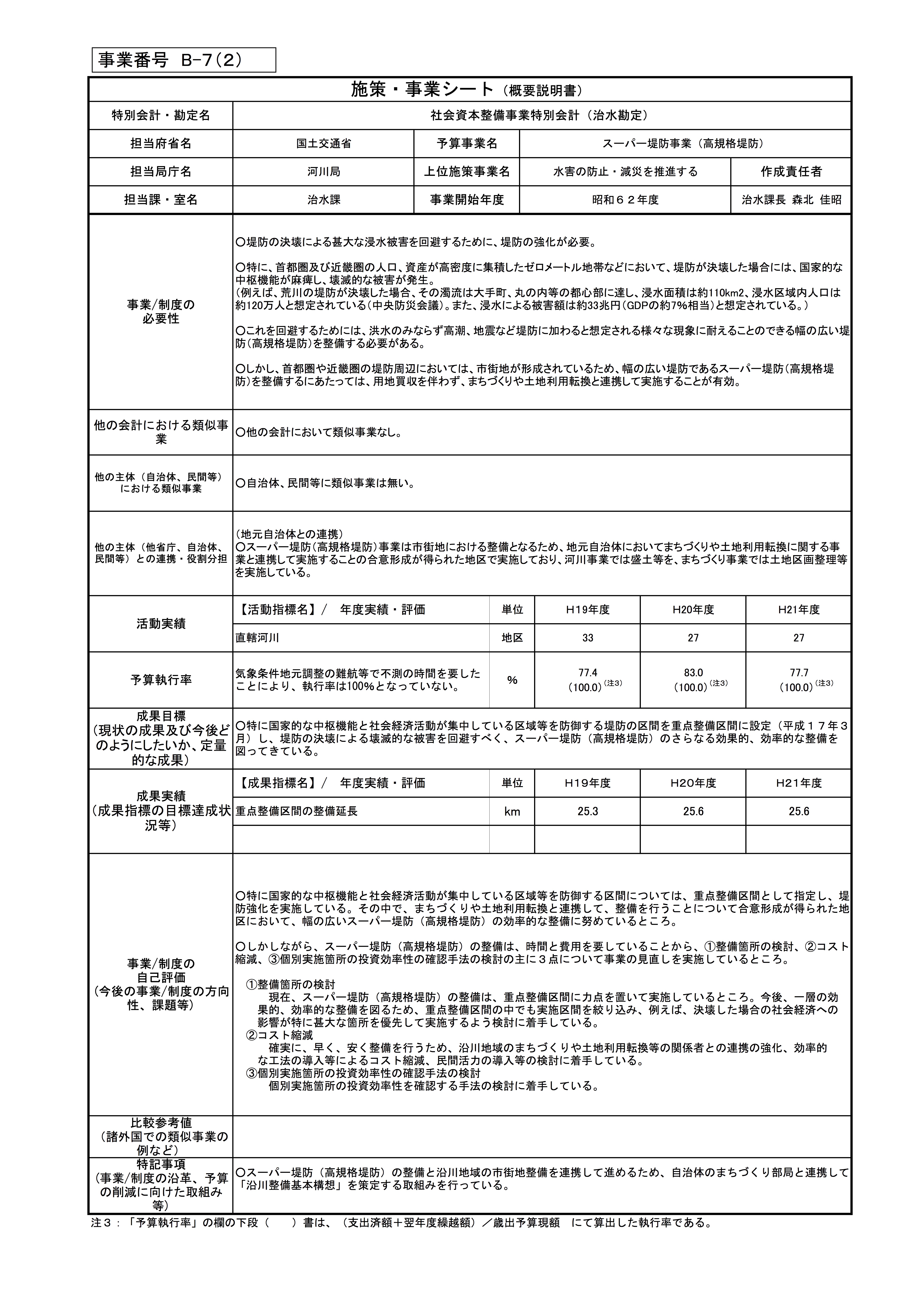 施策・事業シート（概要説明書）2