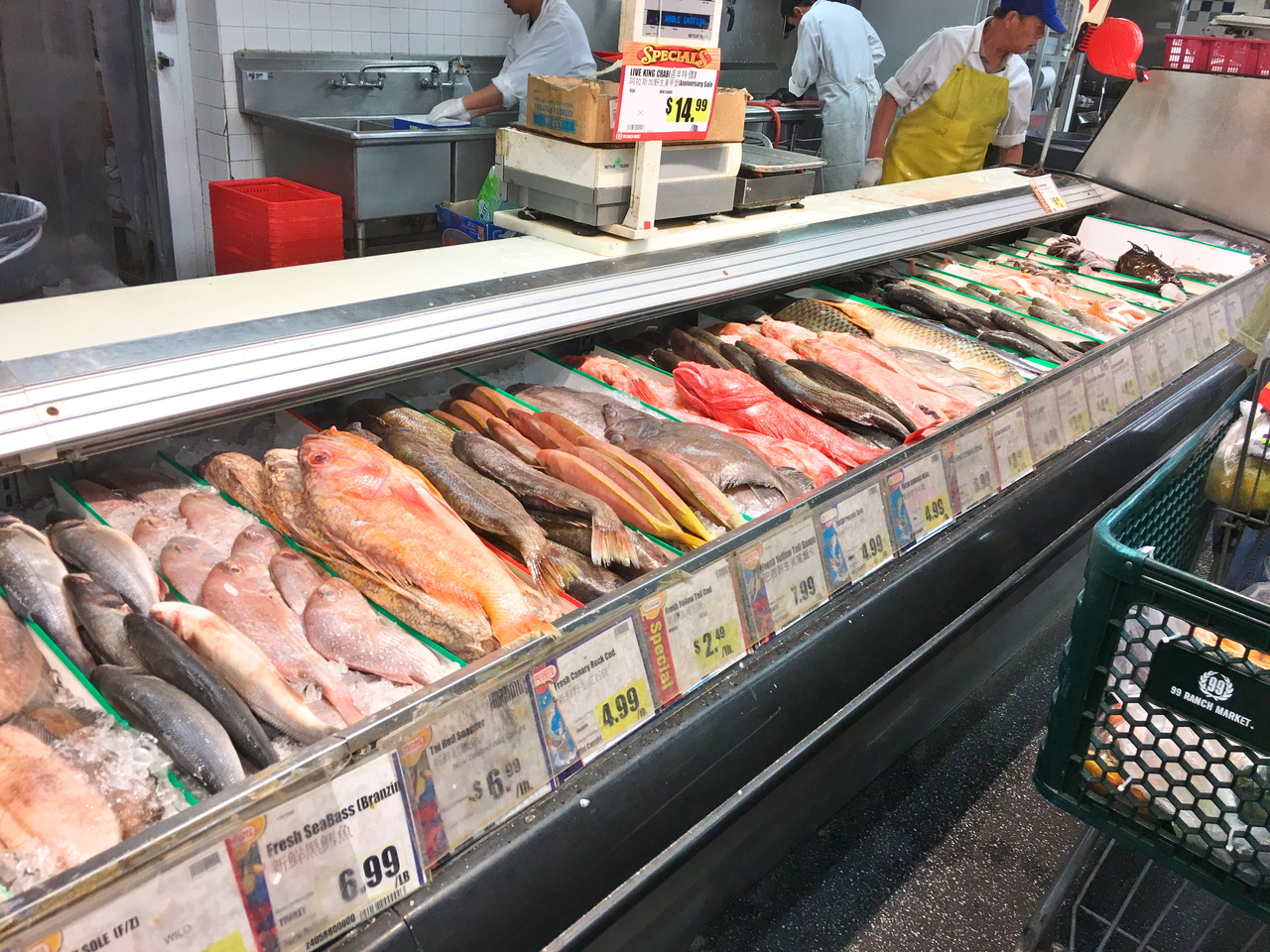 99 Ranch鮮魚コーナー右