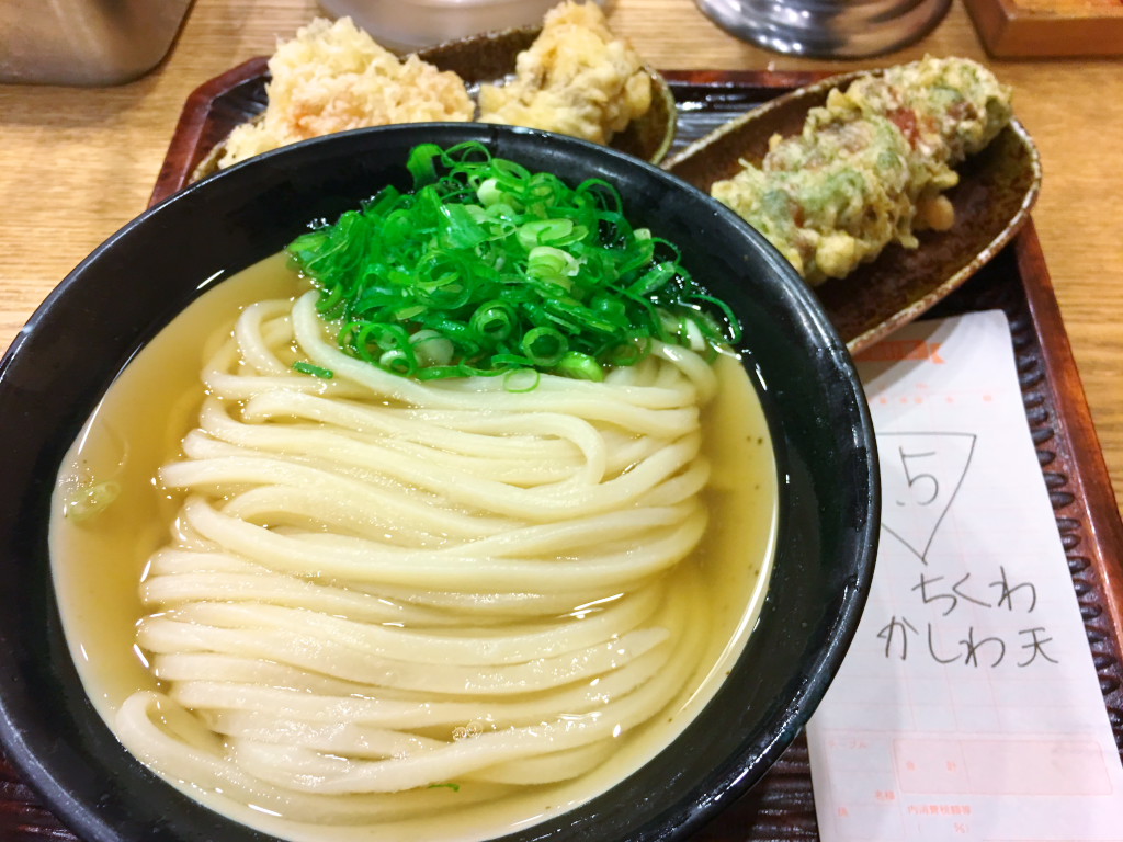 かけ中 ちくわ・かしわ天