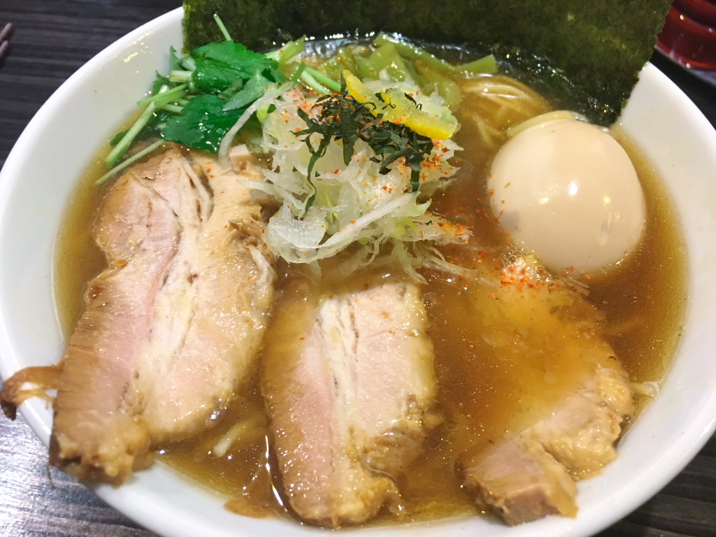 鰺ニボそば 麺増し