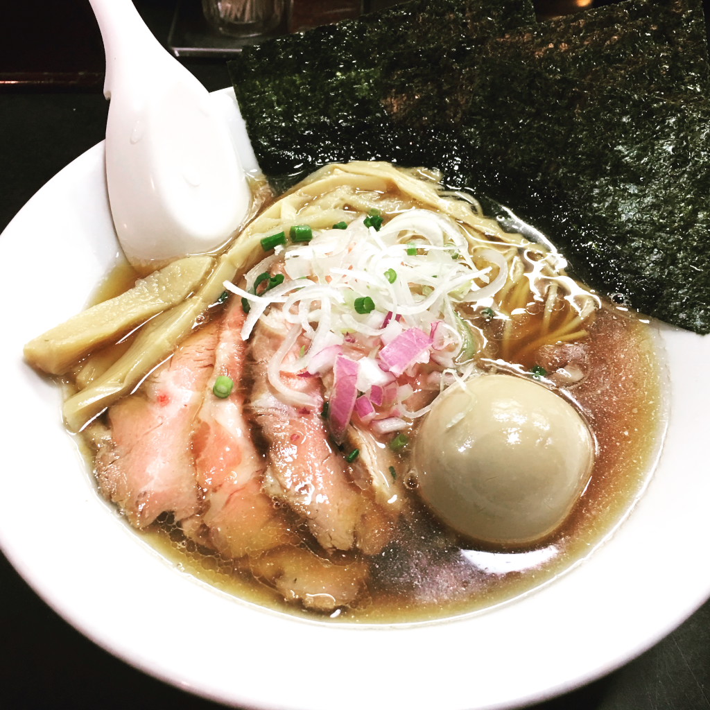 鰺ニボそば 麺増し