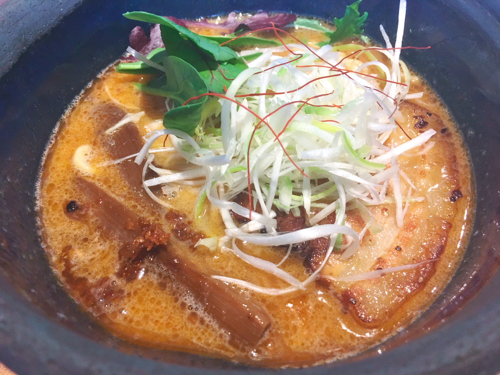 海老ポタラーメン 大盛無料