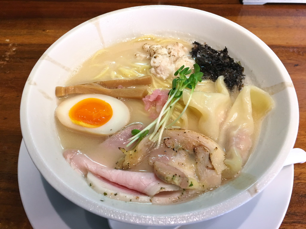 特製濃厚鯛そば麺大盛りねぎ抜き