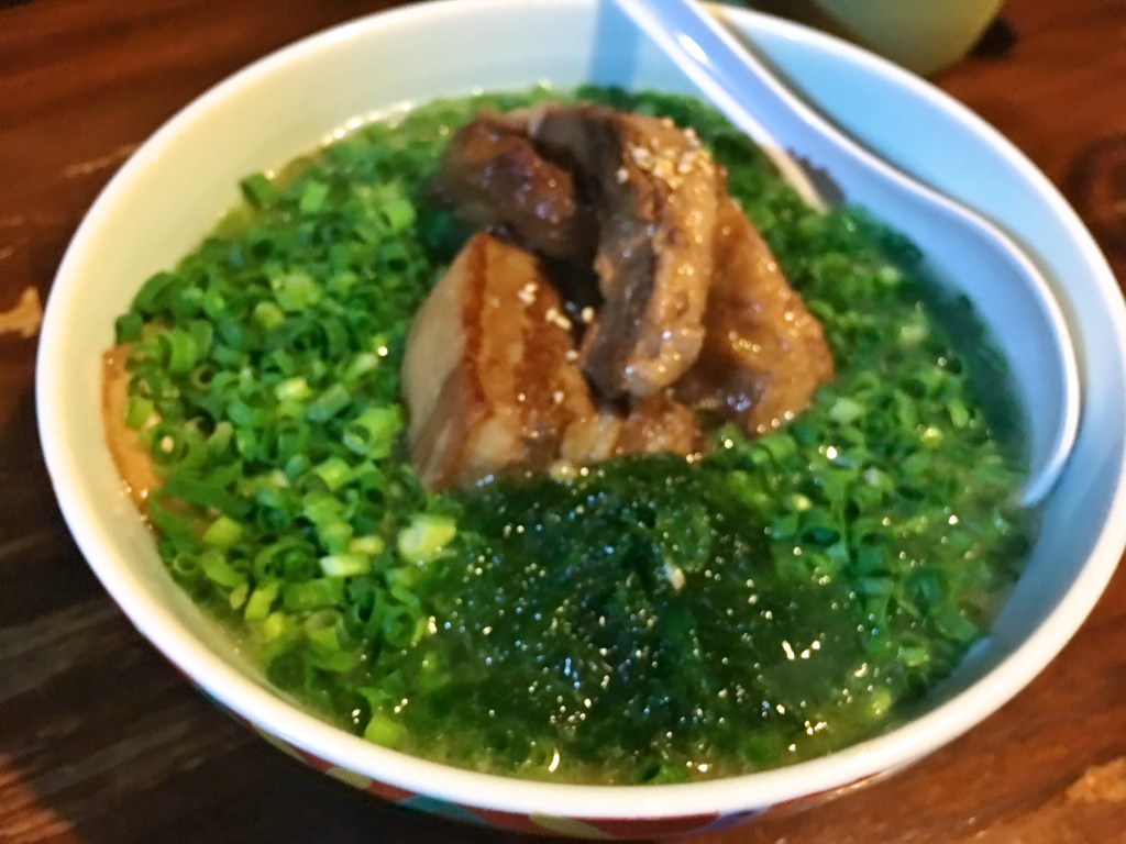まる玉らーめん 角煮 青ネギ