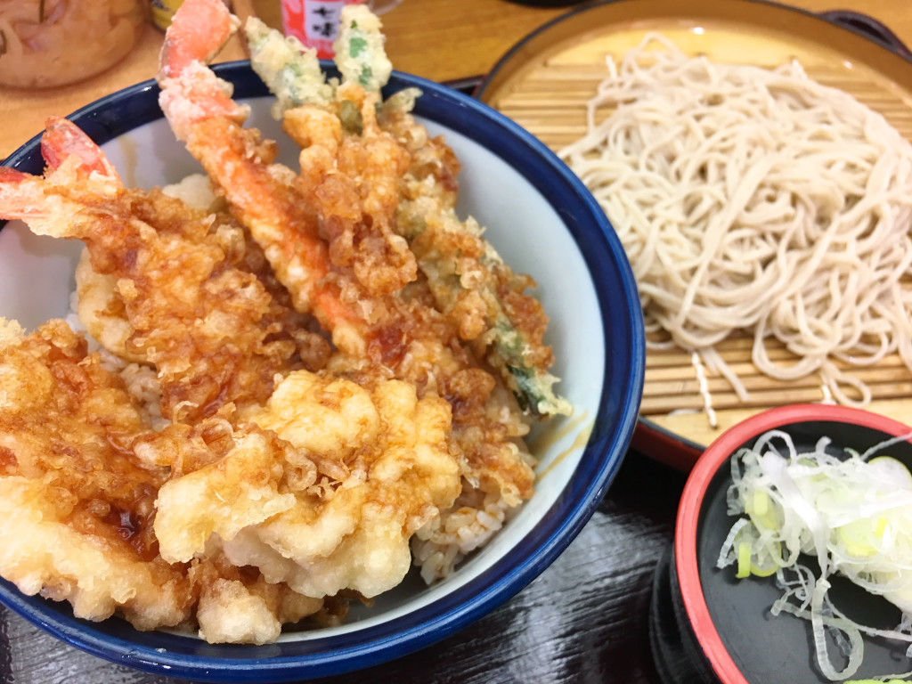 冬のご馳走天丼 小そばセット冷