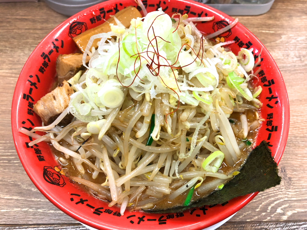浅草橋 味噌 焼野菜増し 麺大盛り 脂増し