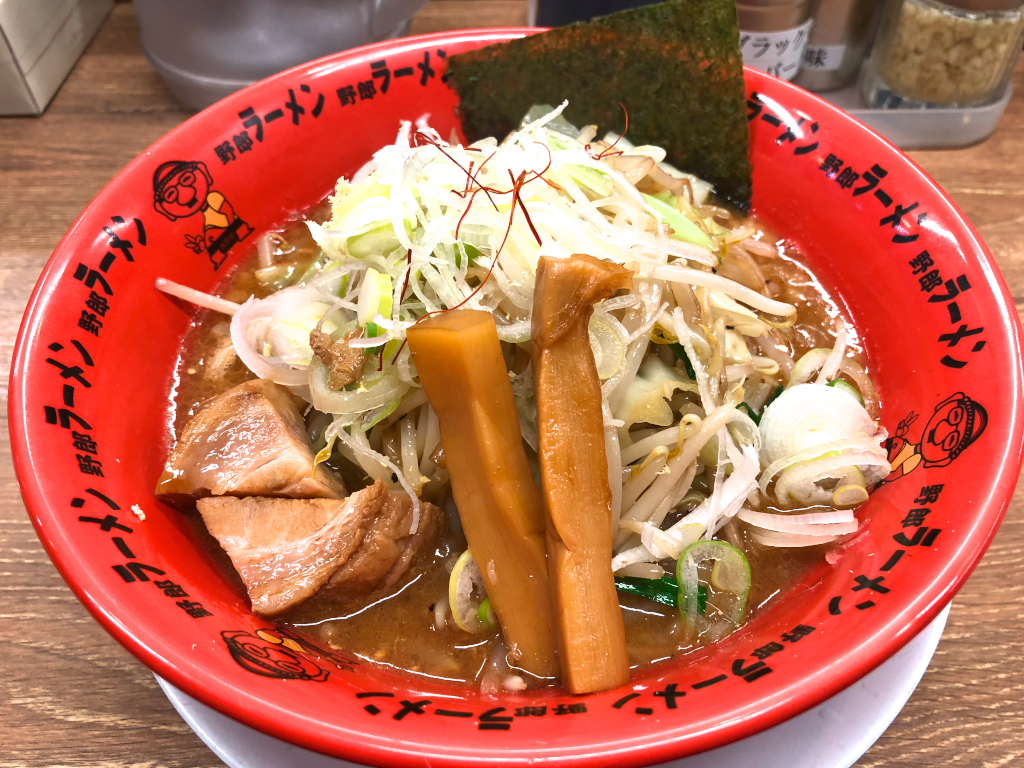 浅草橋 味噌 麺大盛 脂増し
