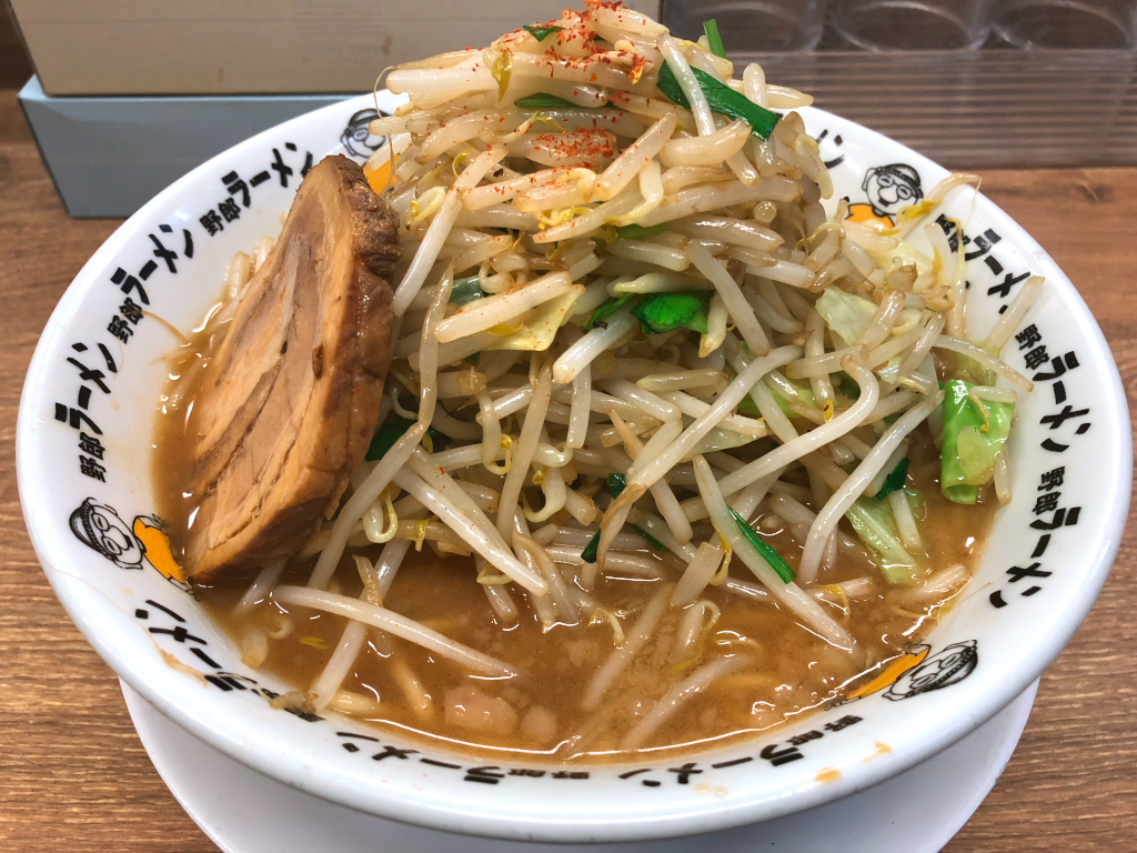 浅草橋 豚骨 焼野菜増し 麺増し かえし増し 脂増し